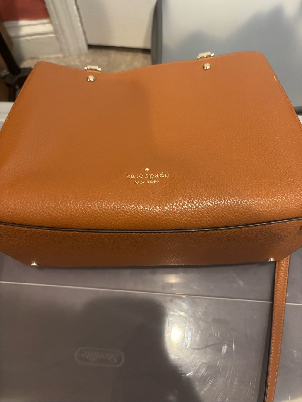 kate spade tan satchel bag - Picture 4 of 5